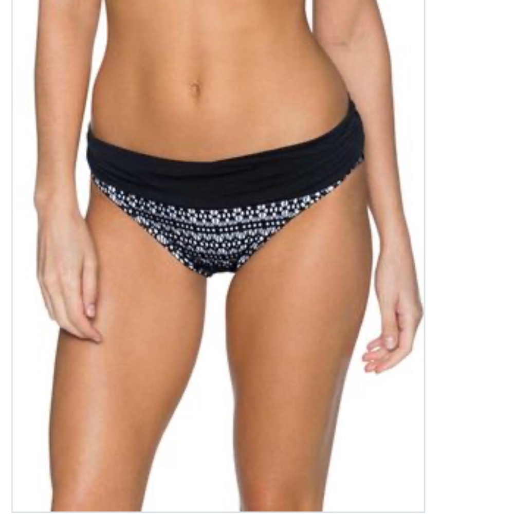 Sunsets California Hipster bikini bottom black/white